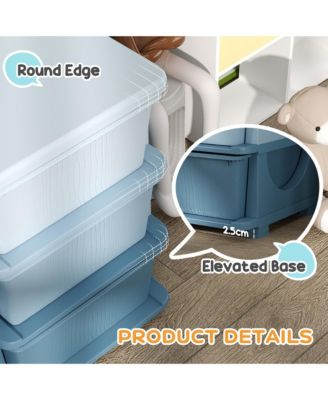 22.25" 3 Tier Kids Storage Unit Dresser Tower,