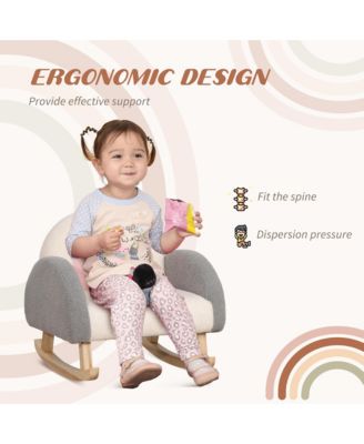 Kids Sofa, Rocking Toddler Sofa Chair, Gift for 18-36 Months,