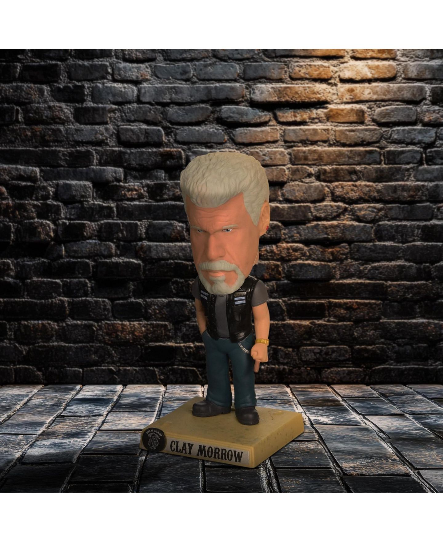 Детские фигурки Funko Sons Of Anarchy Clay Morrow Wacky Wobbler Bobble Head, цвет: Open Miscellaneous — фото 6