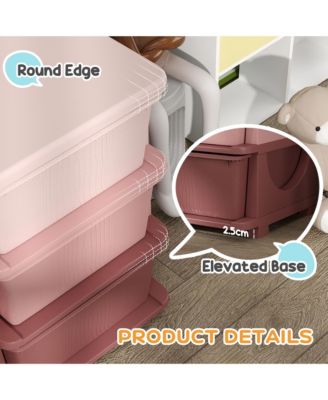 22.25" 3 Tier Kids Storage Unit Dresser Tower,