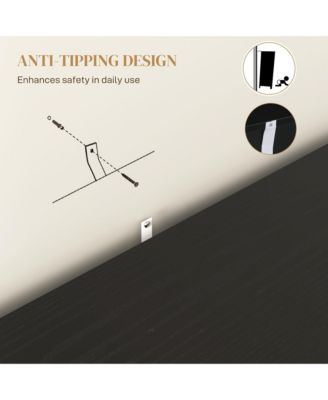 Bohemian Sideboard with 2 Rat Doors and Shelves,