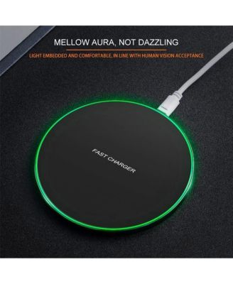 Fast Wireless Charger 15W, Charging Pad Compatible with iPhone 13/12/12 Pro Max/11/XR/X, Samsung Galaxy S21/S20 Ultra/S10/S9