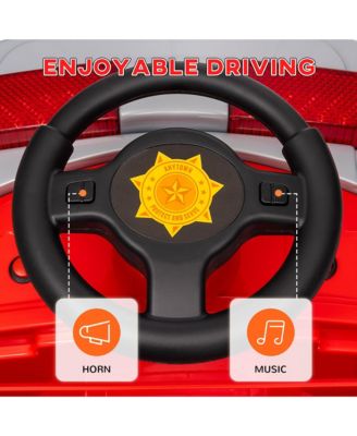 12V Ride on Fire Truck w/ Siren, Flashing Lights