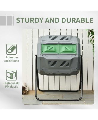 Tumbling Compost Bin Outdoor 360°, Light