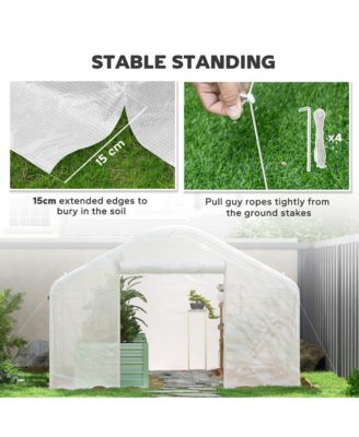 13' x 10' Hoop House with Large Windows Tunnel house,