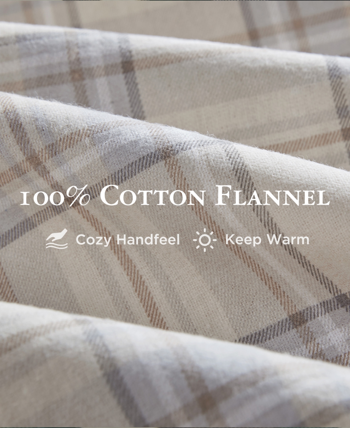 Woolrich Printed Flannel 3-pc. Sheet Set, Twin In Brown