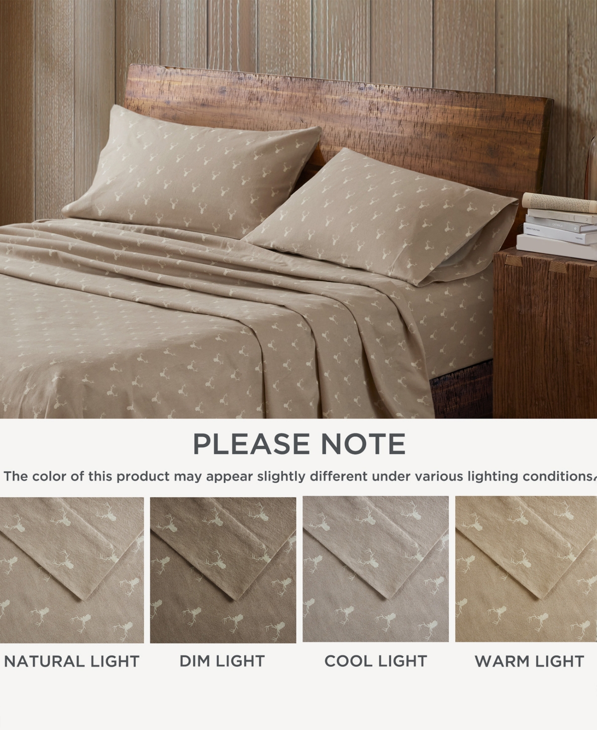 Woolrich Printed Flannel 4-pc. Sheet Set, King