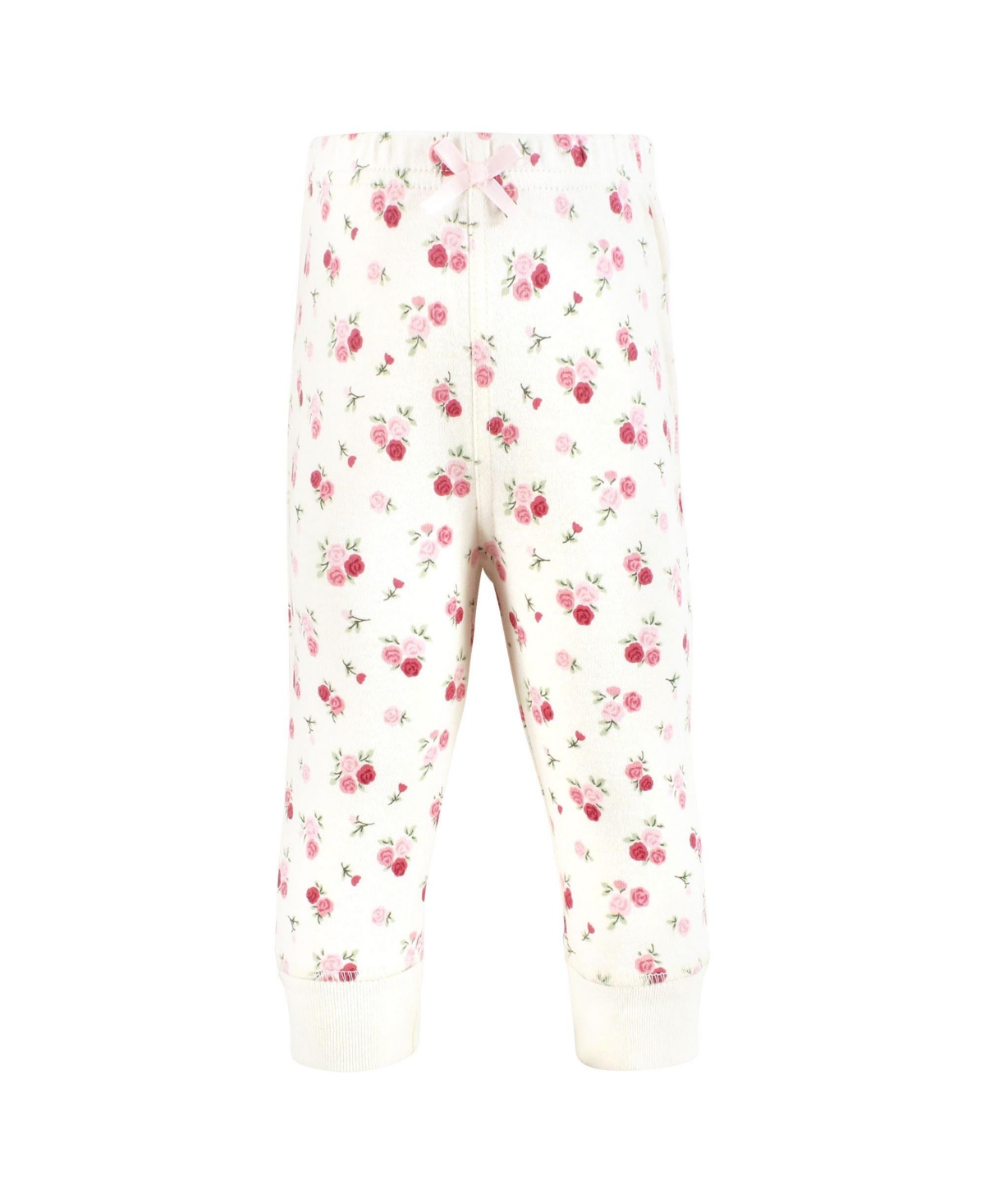 Hudson Baby Baby Girls Hudson Cotton Pants and Leggings, Antique Rose, 9-12 Months