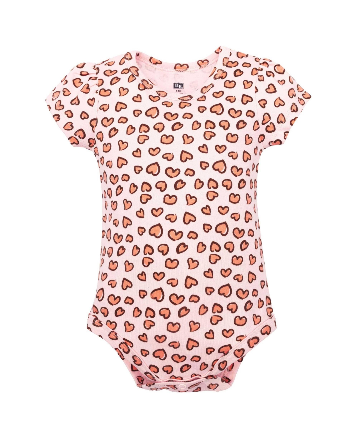 Hudson Baby Girls Cotton Layette Set, Leopard Bow, 9-12 Months