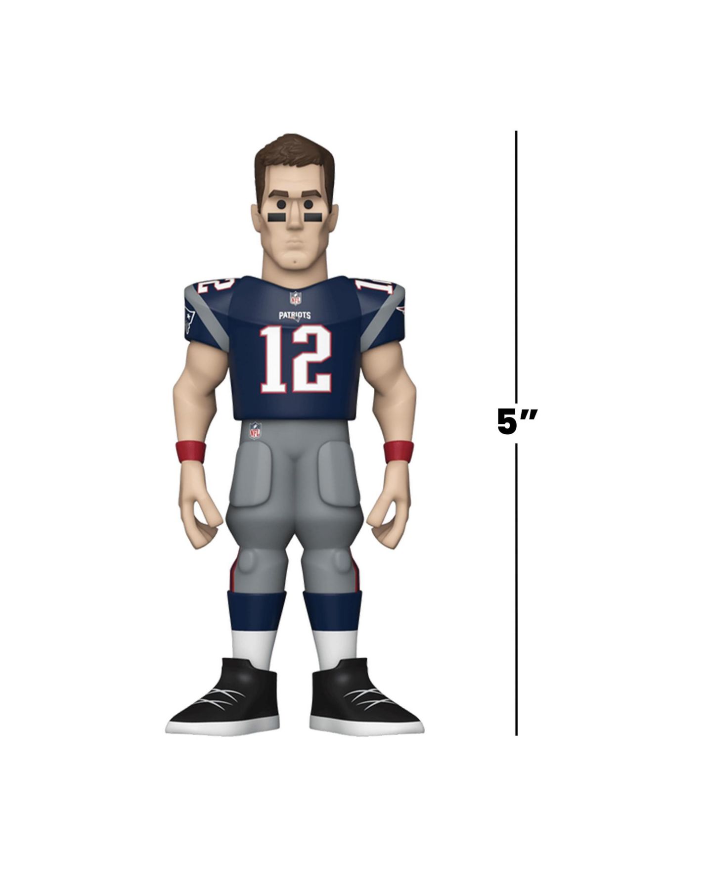 Детская фигурка Funko New England Patriots Tom Brady Gold Chase 5" Vinyl Figure, Ages 6+ — фото 4