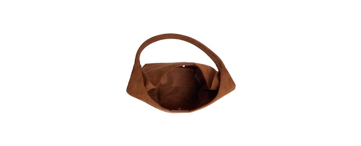 Like Dreams Cielo Oversized Hobo Tote Bag In Brown