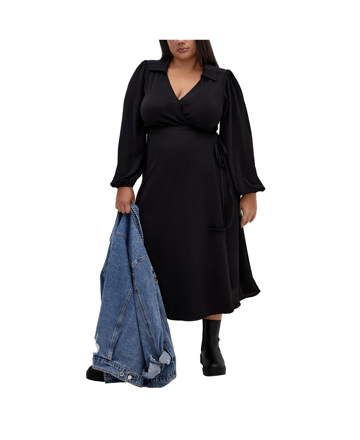 City Chic Women's Arizona Wrap Dress