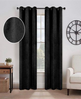 Senna Textured Blackout Curtain Set of 2 Panels, 42"x 108"