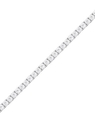 Diamond Four Prong Tennis Bracelet (4 ct. t.w.) in 14k White Gold