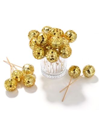 20PCS 1.6" Small Disco Ball Mirror Mini Hanging Decoration for Events Wedding 70s 80s Party Business Holiday Home Decor