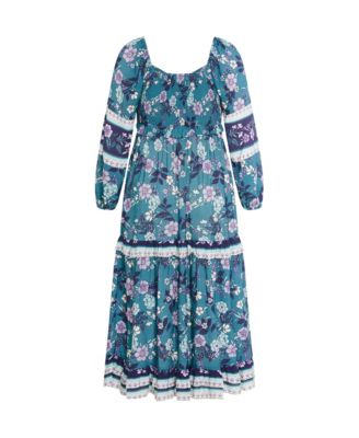 Women's Plus Size Jayla Border Dress