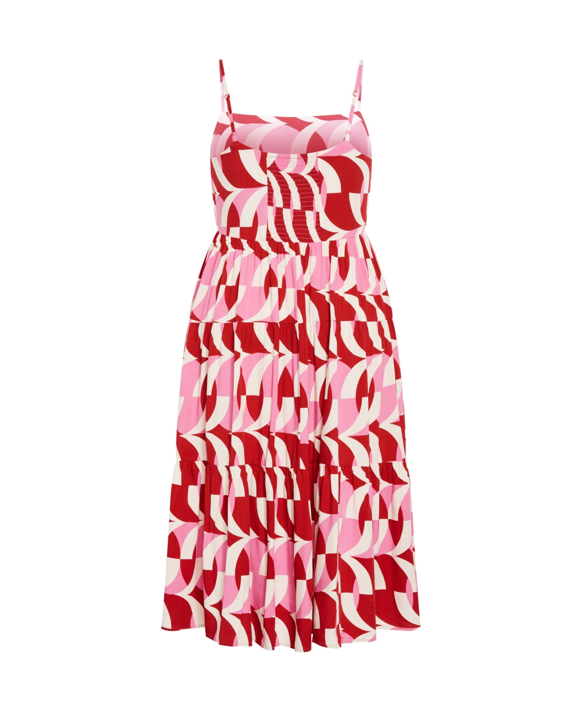 City Chic Plus Mystic Print Dress