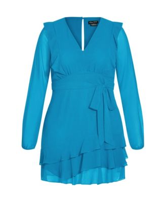 Plus Size Pretty Ruffle Dress