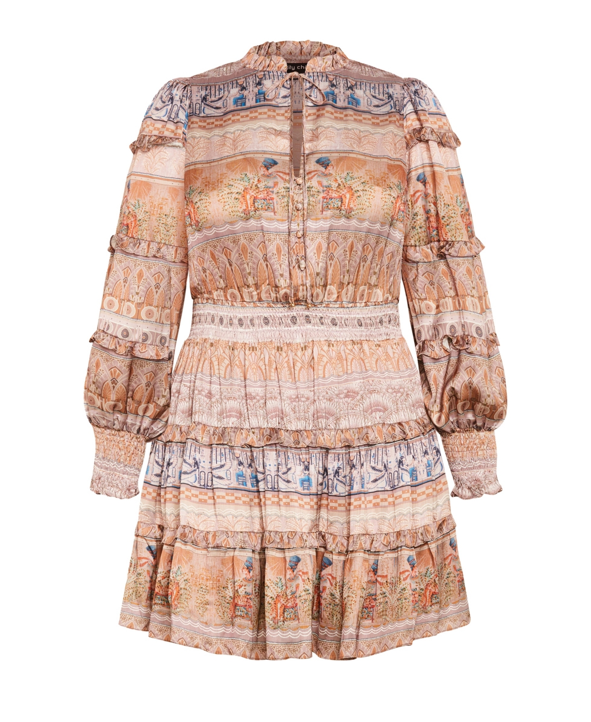 City Chic Women's Ruffle Nile Dress