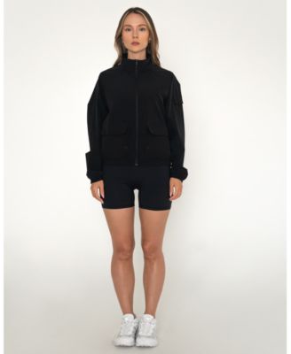 Women's Cargo Nylon Windbreaker Jacket