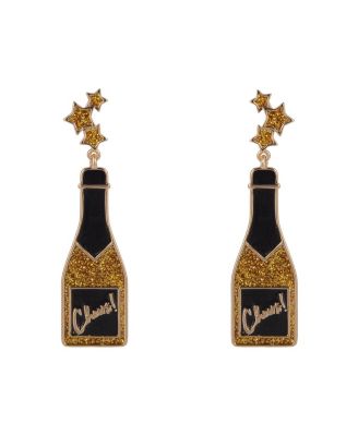 Champagne Bottle Earrings
