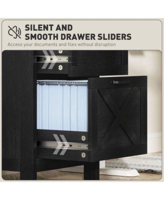 3 Drawer File Cabinet, Filing Cabinet for A4 or Letter Size