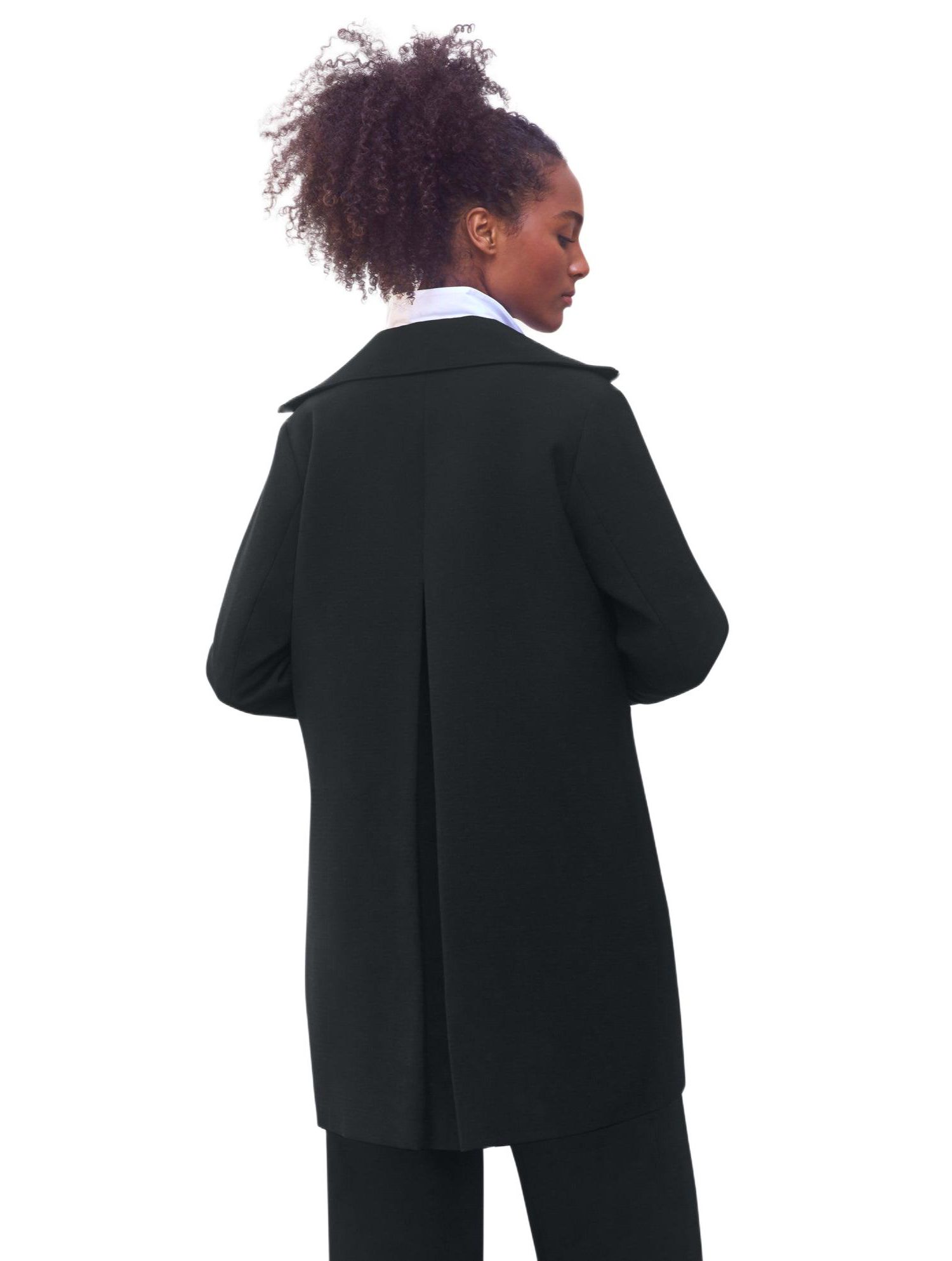 Women's Zip-Front A-Line Coat