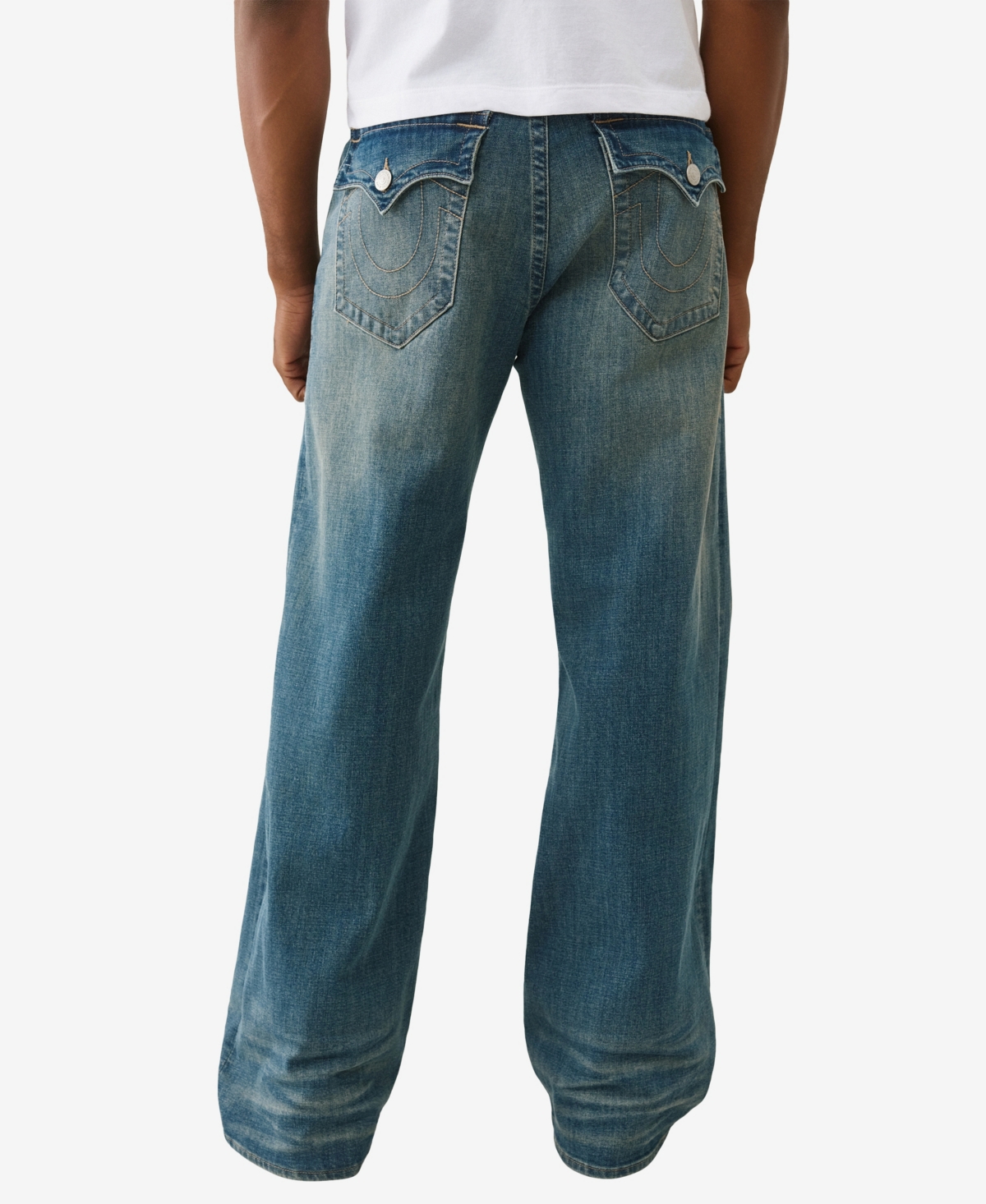 True Religion Men's Regular-Fit Denim Baggy Jeans