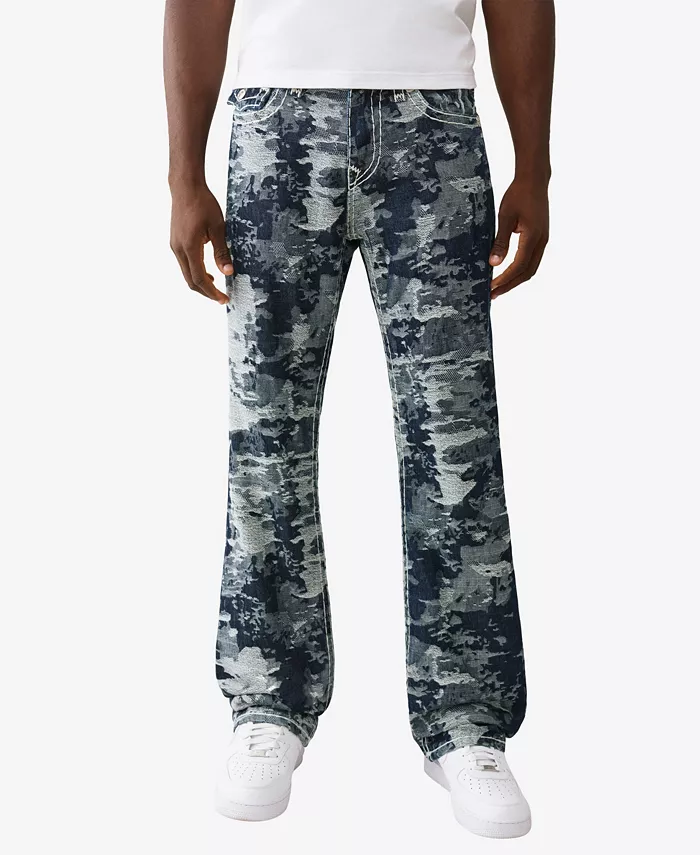 Men's Jacquard Super-T Flap Regular-Fit Jeans