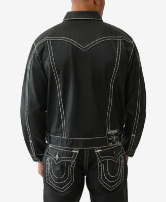 Men's Oversize Super-T Coated Button-Up Jacket