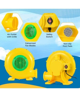 480W Bounce House Blower with Handle and Ground Stakes