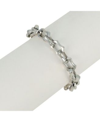 Women's The Bracket-Link Chain Bracelet - Chrome Silver