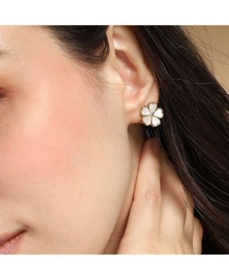 Women's The Cosmos Stud Earrings - Ivory White