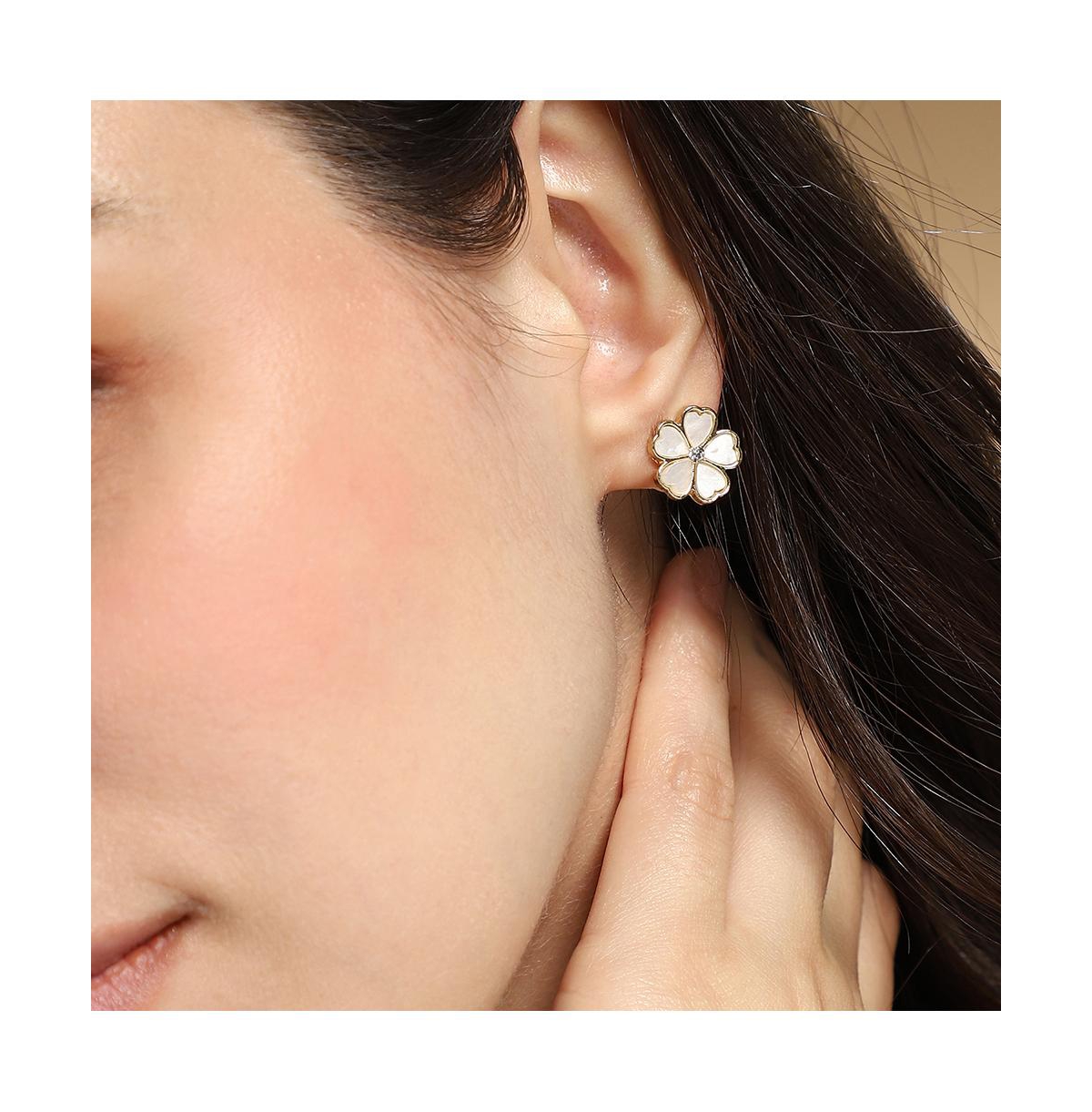 Women's The Cosmos Stud Earrings - Ivory White
