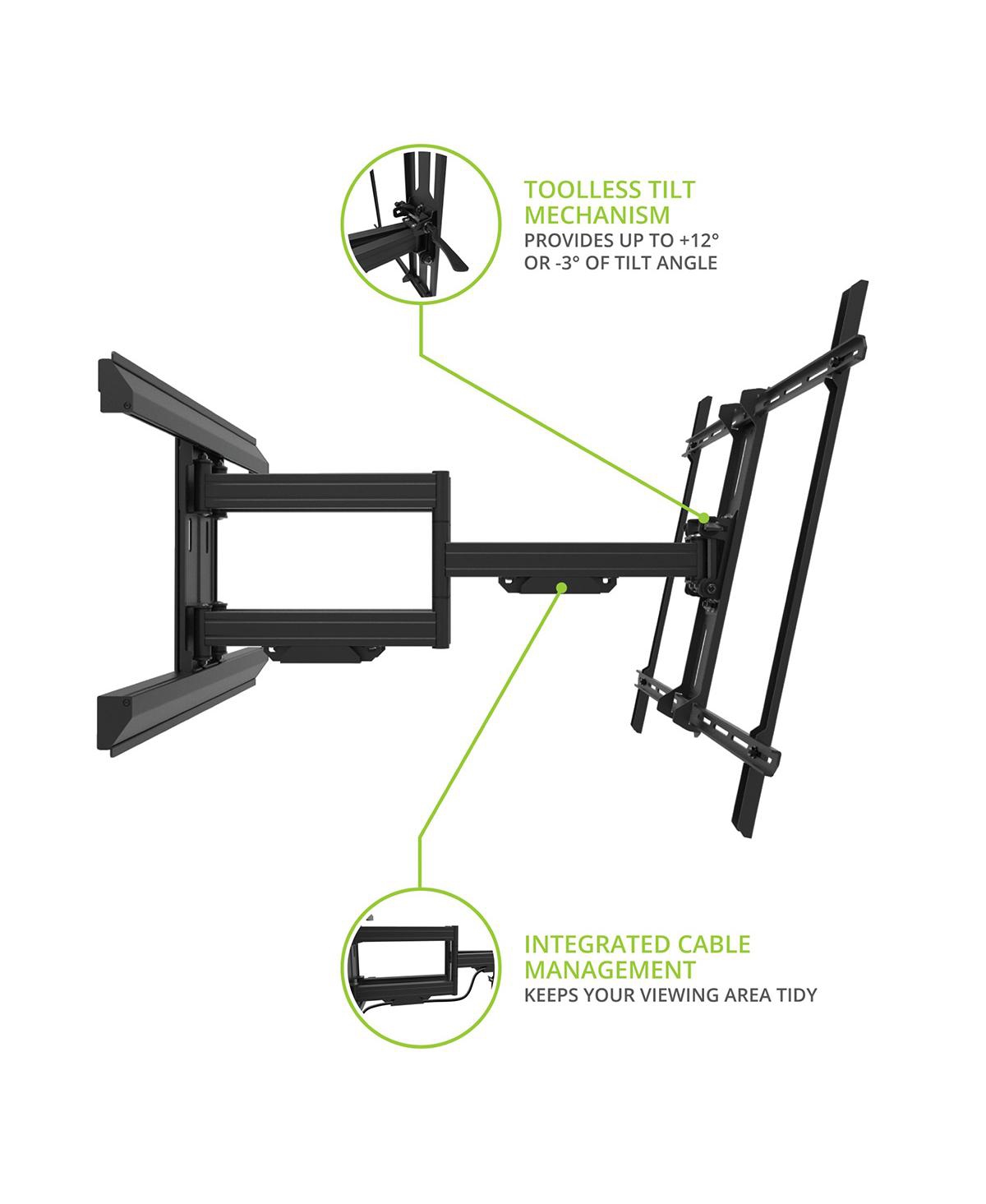 Kanto PMX800 Pro Series Full Motion Tv Wall Mount for 55"-120" TVs
