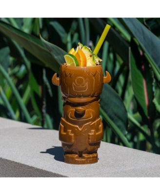 Geeki Tikis The Flintstones Mug Set | Fred & Barney Tiki Mugs | Holds 28 Ounces