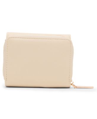 Oval Turn lock Trifold Wallet