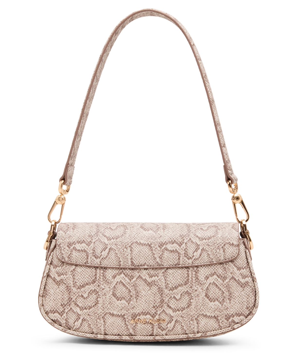 Anne Klein Crescent Small Shoulder Bag In Animal Print