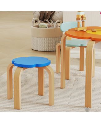 Kids Table and Chairs Set, 5 Piece Toddler Table and Chair Set