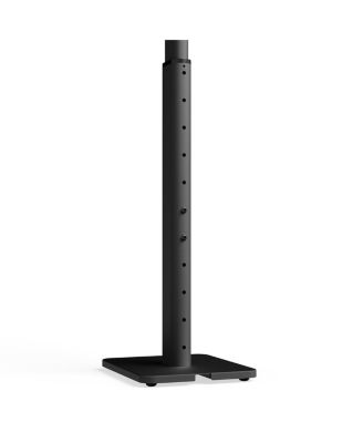 SPH Universal Height Adjustable Bookshelf Speaker Stands - Pair (Black)