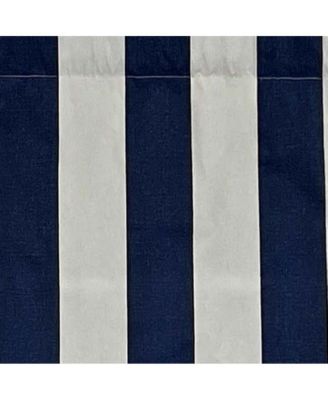 Cabana Stripe Design Super Soft 3" Rod Pocket Valance