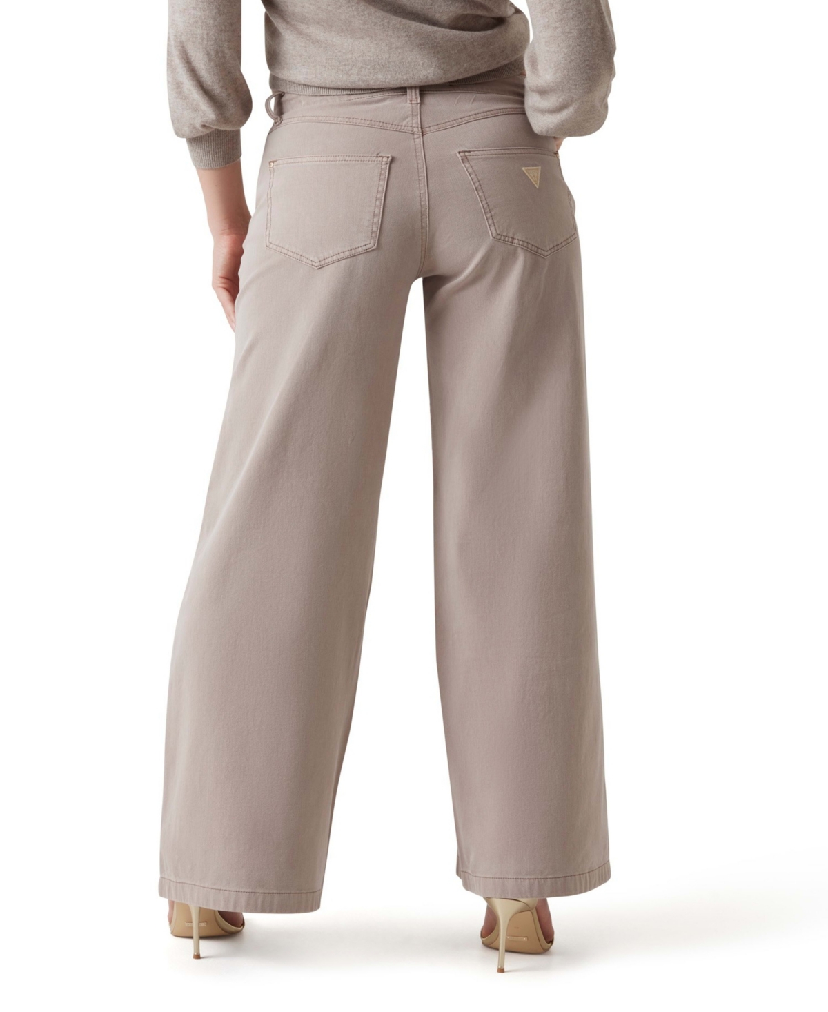 Guess Women's Bellagio High-rise Wide Leg Pants In Neutral