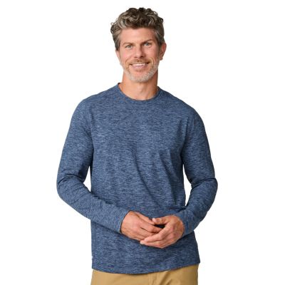 Men's FreeCycle Sueded Long Sleeve Crew Neck