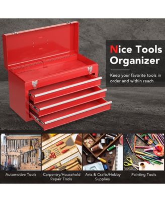 Portable Garage Mechanic Tool Cabinet Box with 3