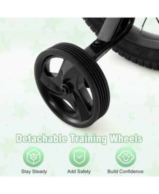 12" Kid s Bike with Training Wheels Adjustable Handlebar & Seat Handbrake