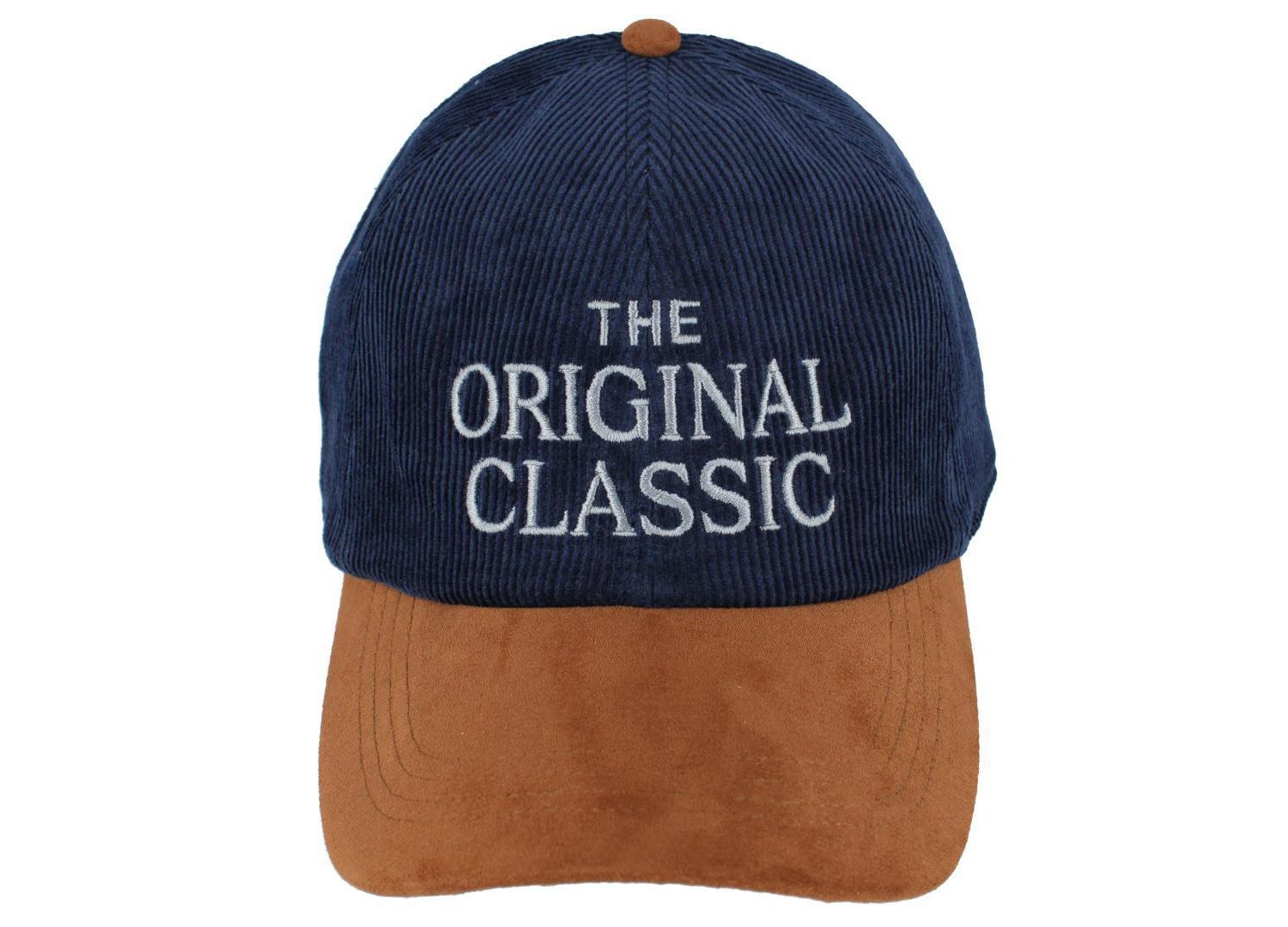 Men's The Original Classic 5 Panel Corduroy Baseball Hat with Faux Suede Brim