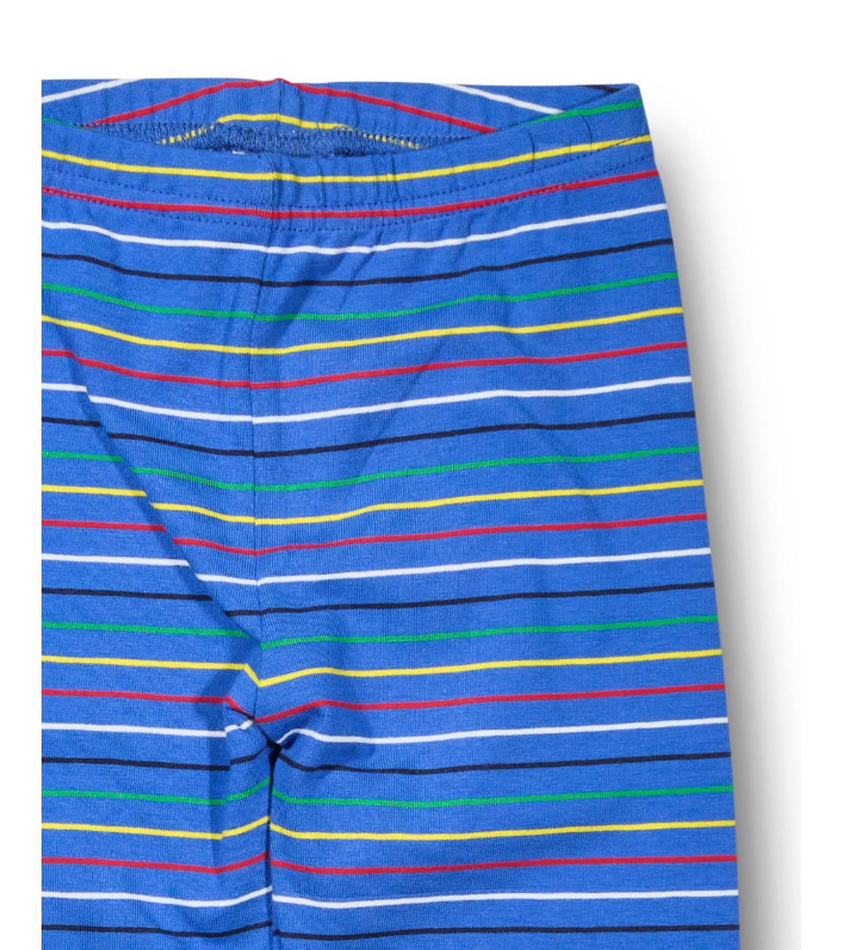 Florence Eiseman Toddler Girls Blue Striped Leggings