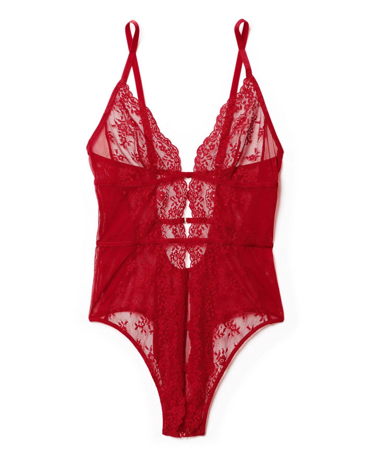 Adore Me Women's Rosie Crotchless Bodysuit Lingerie