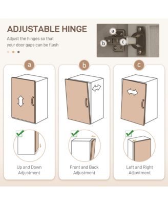 64" Freesding Kitchen Pantry Food Storage Cabinet w/ Shelves,
