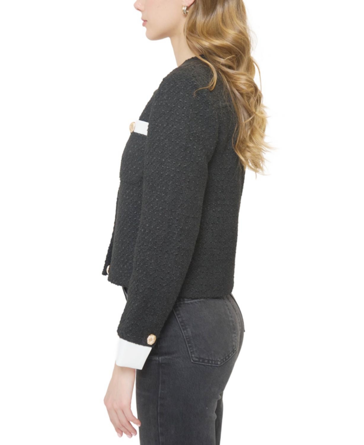 Central Park West Women's Daphne Cuff Detail Jacket